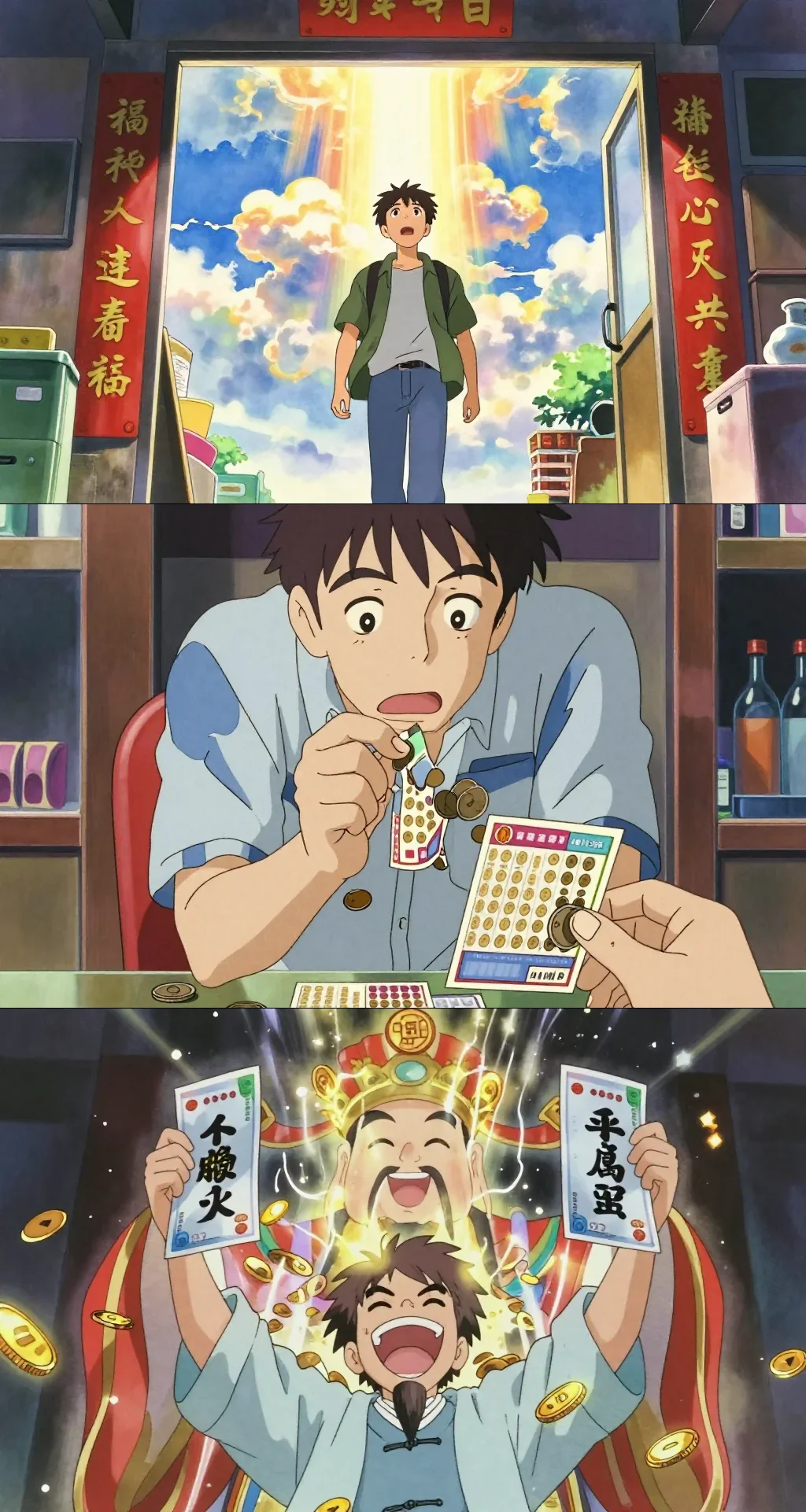 財神爺下凡送錢!高雄男見吉兆隨手刮中頭獎1200萬 - Yahoo新聞