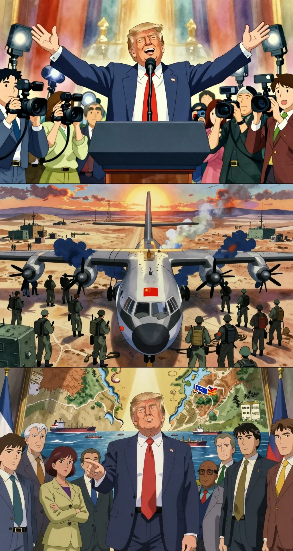 美將抽身⋯川普：三周內結束對伊戰爭 打通荷莫茲各國負責 - Yahoo新聞