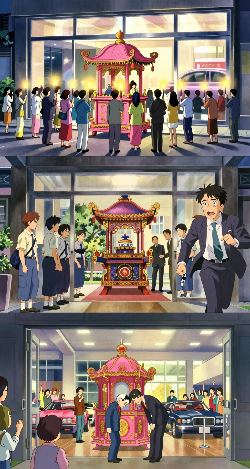 驚喜變驚嚇！粉紅超跑欲駐駕賓士展示中心都下班了 副理急衝回迎接 - 聯合新聞網